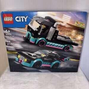Lego City Race Car & Car Carrier Truck 60404 328 Pieces NEW Sealed